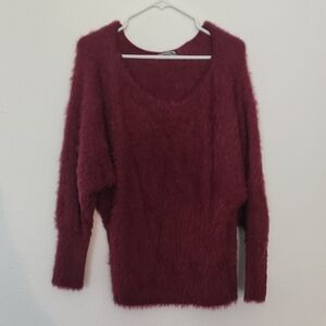 ANTHROPOLOGIE: Merlot, Dark Pink Sweater